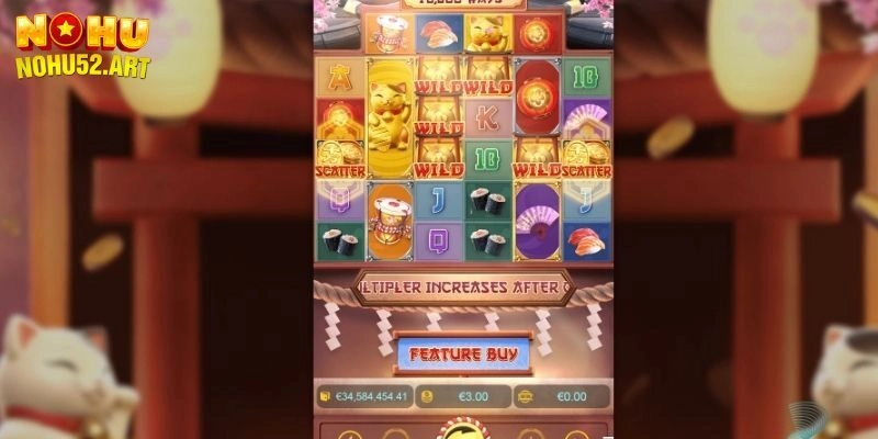 Ưu điểm khi tận hưởng game Mèo Thần Tài tại Nohu52